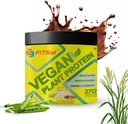 Pea de pólvora vegetal vegano, Proteína de arroz marrón 250 gramos(7 servidos) Servir Cantidad-36 G 27 G Proteína por ser, Glutamina -4.35gm BCAA-3.53GM