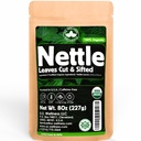 Nettle Tea - 8Oz (REAL WILD HARVEST) TENIDO 100% USDA Certified ORGANIC ANTE Loose Leaf (Urtica Dioica aka Stinging Nettle) Cut " Sifted