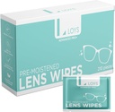 Lens Cleaning Wipes for Eyeglasses, Eyeglass Cleaner, Pre-moistened Individually Wrapped Sracth Free Streak Free Cleaner Wipes for Labtop, Sunglasses, Camera, Goggles by Loys Advanced Pro, 210 Condes