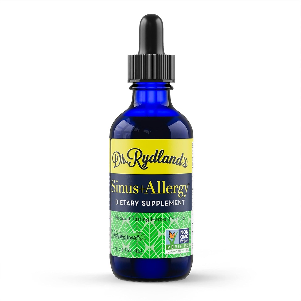 El suplemento herbario del Dr. Rydland ← Creado por KidsWellness ← Seguro y Efectivo para los bebés a los adultos sometidos Sinus &amp; Alergía Silencio Resuelve Sinusitis, Alergias, Dolores Sinus Silencio 2 Ounce Bottle