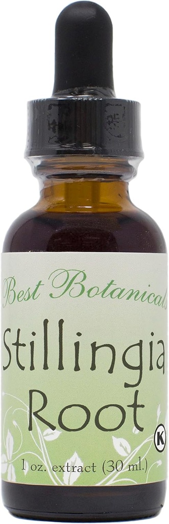Los mejores botánicos Stillingia Root Extracto 1 oz.