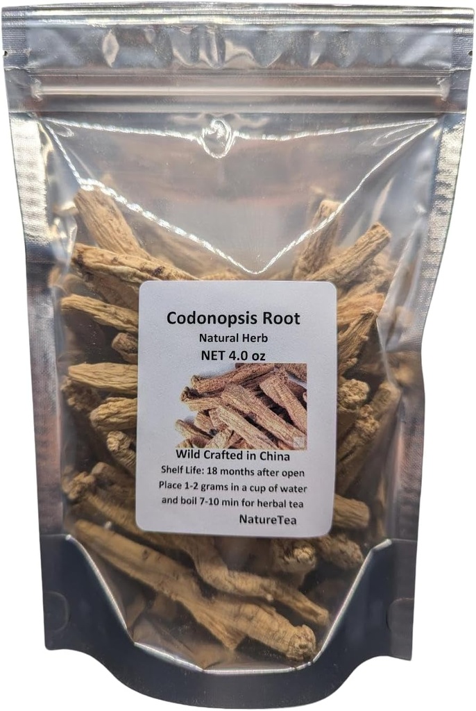 Codonopsis Root - Dang Shen Dried Radix Codonopsis 100% de la naturaleza (2 oz)