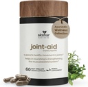 AKSHAR Ayurveda - Asistencia conjunta - Suplemento de apoyo conjunto de hierbas indios para el alivio de la movilidad ocasional de rodillas, espaldas, manos - musculo y suplementos conjuntos libres de crueldad veganos (Pack of 1 (60 Count - A)))
