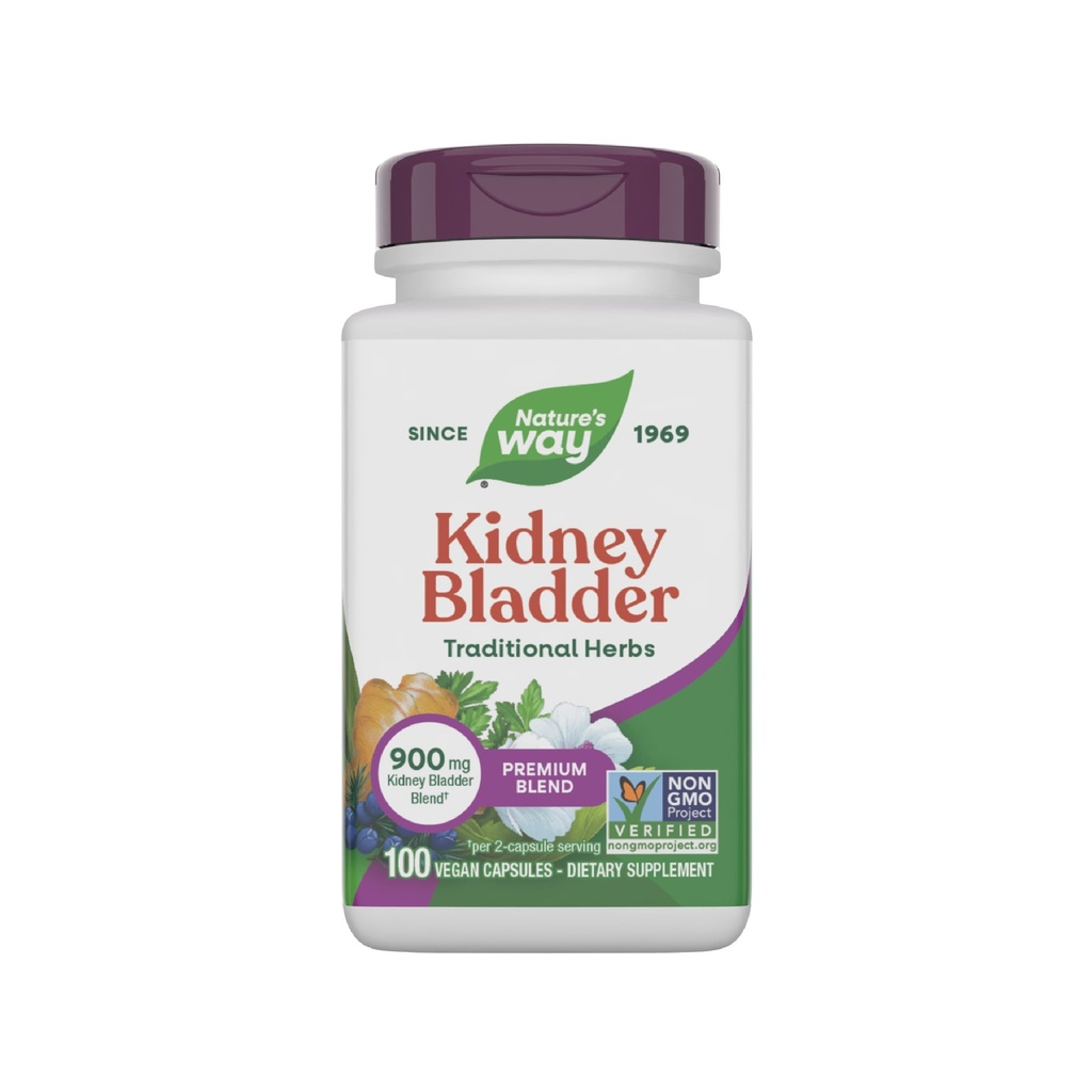 Suplemento de hierbas tradicionales, 900 mg por servicio de 2 cápsulas, proyecto no GMO verificado, vegano, 100 cápsulas (paquete mayo Vary)