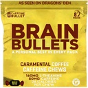 80mg Caffeine &amp; 160mg L-Theanine Focus Enhancing Energy Chews (40 Servings) – Neuroscience Backed Nootropic Stack, Mental Acuity & Cognitive Support ¦ Caramel Frappe Flavor Brain Bullet
