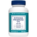 The Vitamin Shoppe Evening Primrose Oil 500MG, Natural Source of GLA (Gammia Linolenic Acid), Suplemento para la Salud de la Mujer &amp; Hormonal Balance (120 Softgels)
