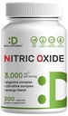 Nitric Oxide Booster 3000mg Por Serving, 300 cápsulas – 12 en 1 Nitric Oxide Suplemento – Arginine &amp; Citrulline Complex with Energy Blend – Marshmallow Root – Promotes Nutrient Flow to Muscles ventajaHeart