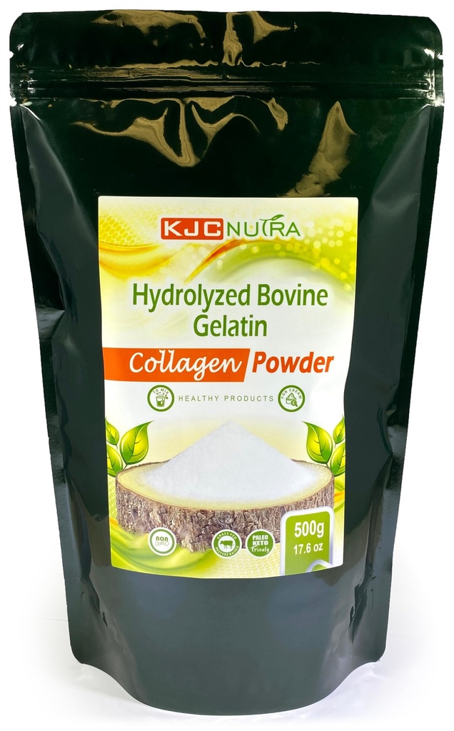 Collagen Powder Hidrolyzed 500g (17.6 oz) Grass FED, Pasture Raised.