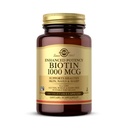 Solgar Biotin 1000 mcg - 100 cápsulas vegetales - Soportes Esquí saludable, uñas " pelo - No GMO, Vegan, Gluten Gratis, Dairy Free, Kosher - 100 piezas