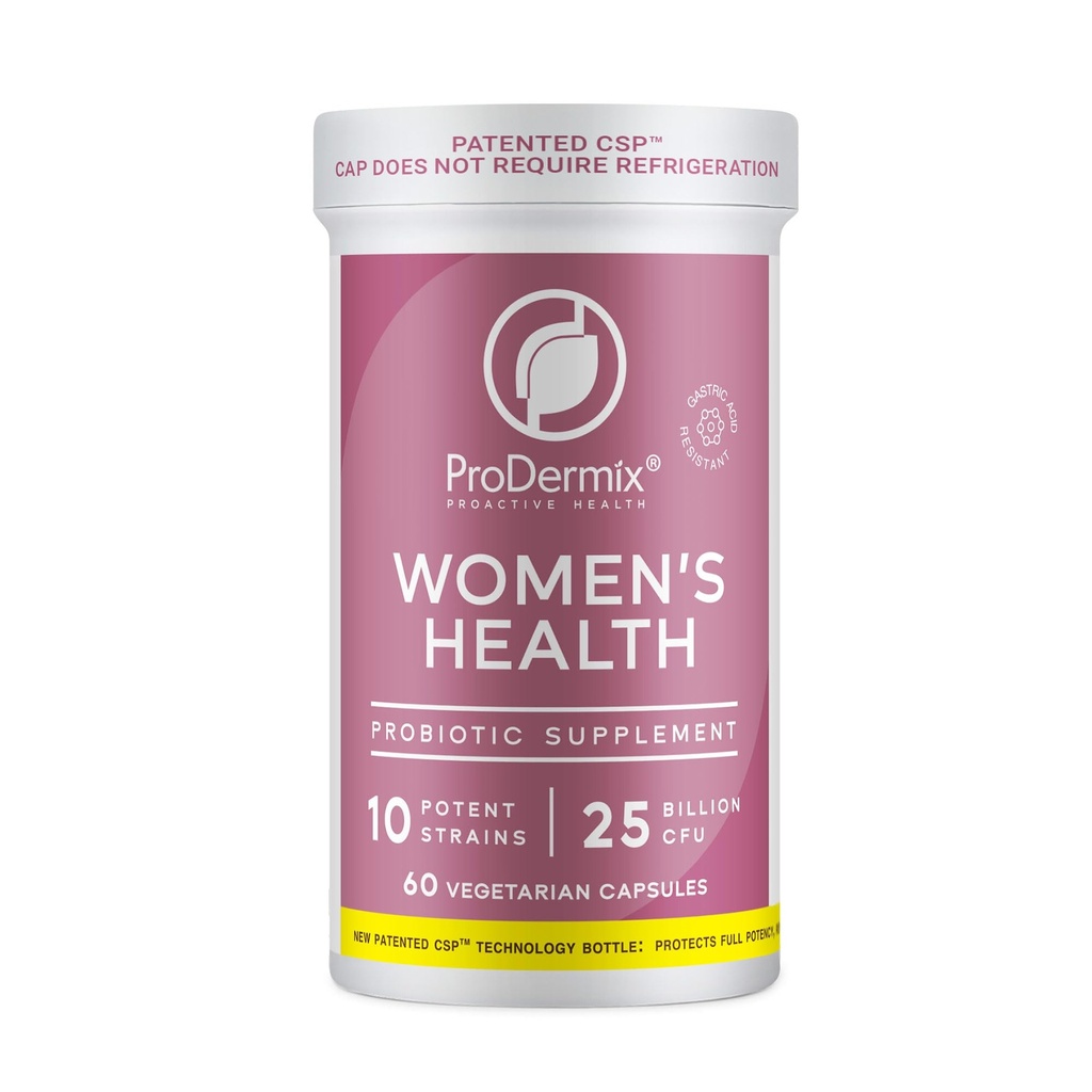 Probióticos para Mujeres, Probiótico Vaginal, Promueve Equilibrio de PH, Salud UT, 25 Billones CFU, Once Daily Womens Supplement, Kosher, (60 cápsulas)