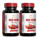 URIC Acid Support - Tart Cherry, Celery Seed, Turmeric &amp; More, Uric Acid Complex Supplement, Support Healthy Uric Acid Level - 2 Bottles 120 Capsules