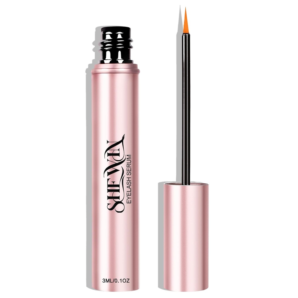 Crecimiento rápido de pestañas Serum Biotina - Cejas Mejorar las vitaminas, los péptidos, la ceniza de aminoácidos para el cepillo, pestañas más largas cejas (Fórmulas libres de irritación, 3ML)