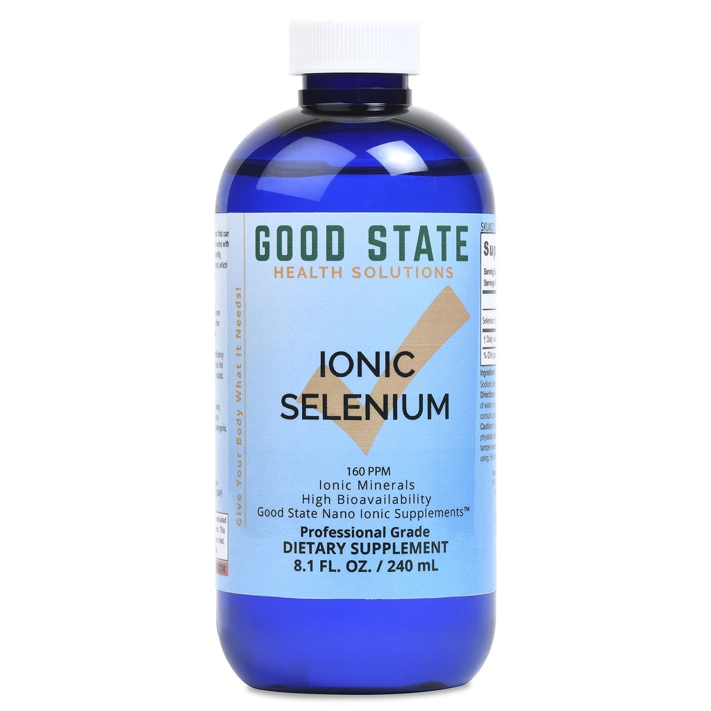 Buen estado ← Selenio Iónico Líquido ← Absorción Celular Superior ← Boosts Sistema Immune ← Ayuda a romper y reducir los metales tóxicos ← 96 Servimientos Silencio 8 fl oz