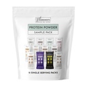 Protein Powder Made with 100% Grass Fed, Non Denatured Whey TEN Four Different Protein Sources from Organic Whole Food Ingredients TEN 12 Servings TEN 22g Protein (12 Servings, Sample Variety Pack)
