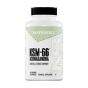 NutraBio Ashwagandha KSM-66 Silencio Ashwaganda Suplemento Herbal para Estrés, Mood, " Performance tención 600 MG of Clinically Studied KSM66 90 Capsules