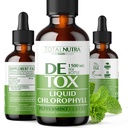 Liquid Chlorophyll Drops 50mg: Vegan Chlorophyll Liquid Drops for Natural Energy Boost, Immune Support, Body Detox for Skin Care, Internal Deodorant ← Mint Flavor, Non-GMO, Gluten Free Total Nutra 2oz