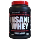 Insane Labz Insane Whey,100% Muscle Building Whey Protein, BCAA Amino Profile, Mass Gainer, Meal Replacement (Cookies &amp; Cream, 30 Servings)