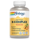SOLARAY Vitamina B-Complex 250mg Natural Orange Flavor ← Pelo sano, Esquí, Función inmune &amp; Metabolismo Apoyo ← Lab Verified ← 50 Chewables