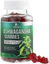 Ashwagandha Gummies 30:1 Extracto de 3000mg - Vegan, Planta Basada, No GMO, Gluten-Free > Gelatin Gratis, Suplemento Ashwagandha para Hombres, Calma Natural, Relajación, > Apoyo Inmunitario, 60 Gummies