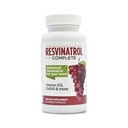 Cápsulas, 60 suplementos de cuenta-reveratrol Apoyos Envejecimiento saludable, salud cardíaca y función inmunitaria con quercetina, extracto de semillas de uva, vitamina D3 y CoQ10