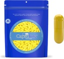 Coloreado Tamaño 0 Empty Gelatin Capsules por Capsuline - Amarillo/amarillo 10000 Conde SilencioKosher " Halal Certified ←Gluten Free