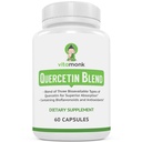Complejo de Quercetina VitaMonk - 3 Formas Bioactivas de Quercetina - Isoquercetina, Dihidrato de Quercetina y Fitooma Quercetina - para Absorción Superior - Quercetina 500mg cápsulas - Quercetina con bromelaina