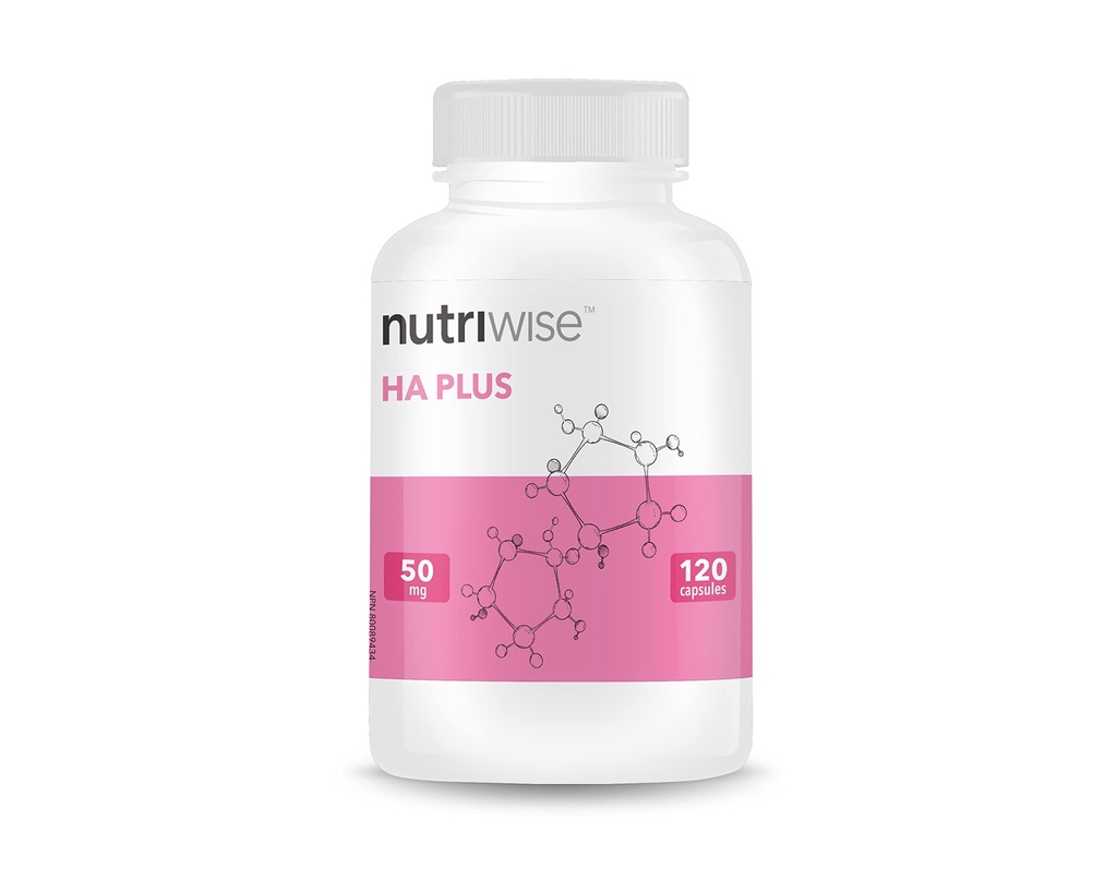 Nutriwise HA Plus Ácido Hialurónico de alta potencia + Collagen 120 cápsulas