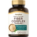 Piping Rock Fiber Complex Suplemento Silencio 1500mg Silencio 120 Capsules ← Triple Action Pills Silencio with Psyllium, Oat Bran, and Apple Pectin ← Non-GMO, Gluten Free