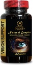 complejo de luteína - VISION SUPPORT NATURAL COMPLEX - suplementos de visión orgánicos, vitamina de ojos &amp; Suplemento mineral, suplementos de taurina humanos, extracto de cardo de leche - 1 botella 60 cápsulas