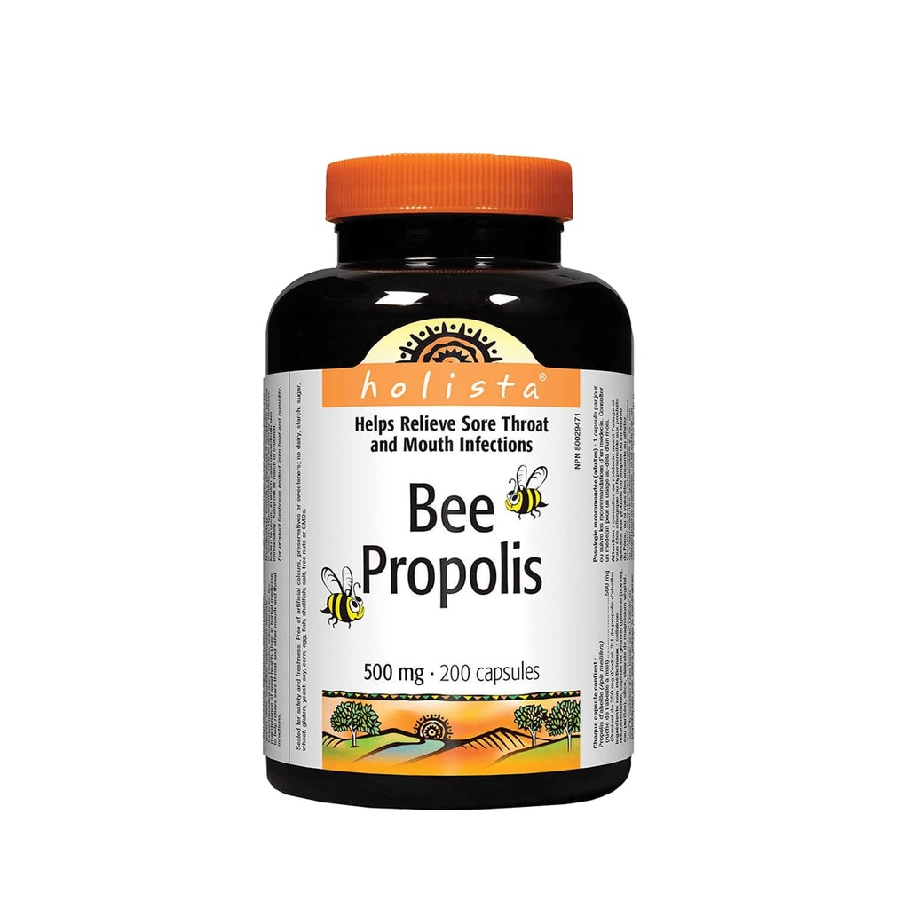 Holista Bee Propolis 500mg, 200 cápsulas
