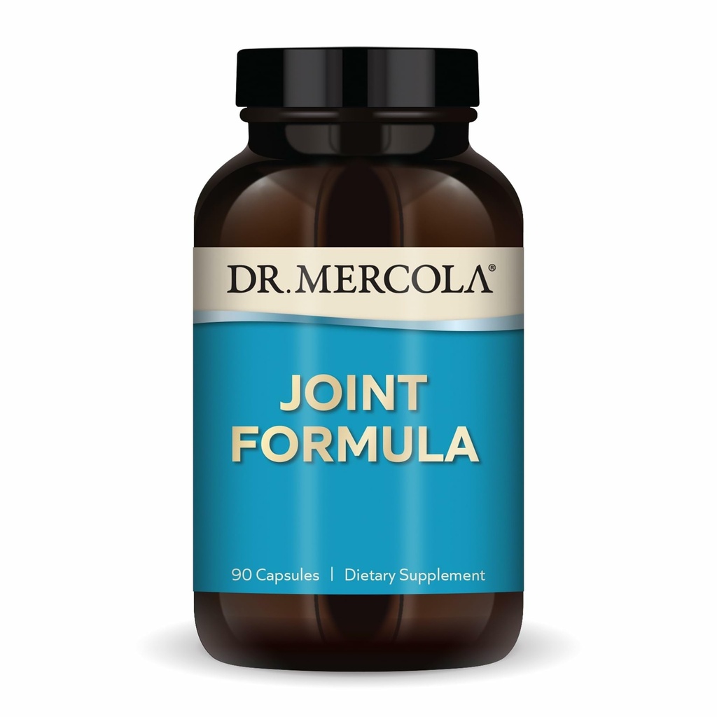 Dr. Mercola Joint Fórmula - Apoya Mix Comfort &amp; Mobility - de Natural Eggshell Membrane - No Gluten-Free - 90 cápsulas (90 piezas)