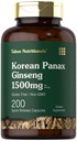 Tahoe Nutricionales Coreano Panax Ginseng Extracto 1500 mg  200 Capsules Silencioso Suplemento para Hombres &amp; Mujeres
