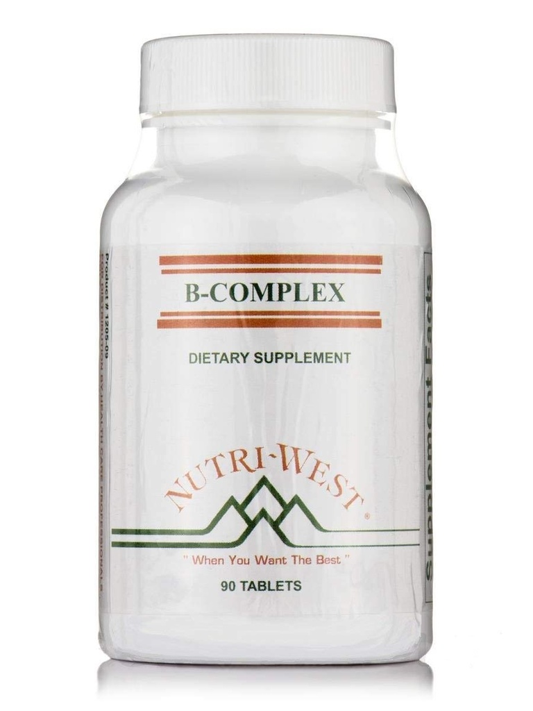 B-Complex - 90 Tabletas de Nutri West