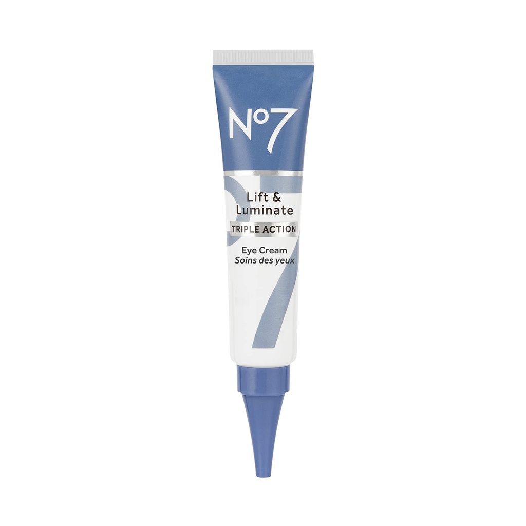 No7 Lift " Luminate Triple Action Under Eye Cream - Dark Circles Under Eye Treatment with Vitamin C " Collagen Peptide Technology - Helps Reduce Puffiness, Bags " the Appearance of Wrinkles (0,5 Oz)