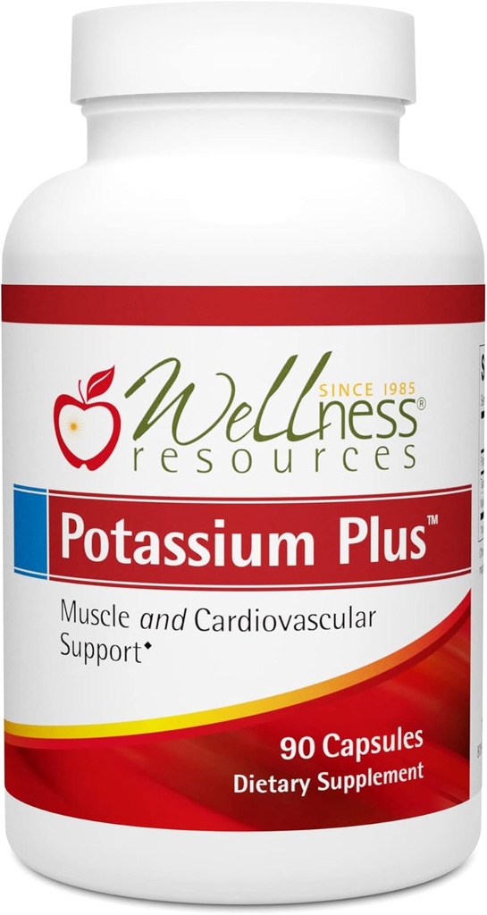 Potasio Plus con Taurina y Ácido Malico (90 cápsulas)
