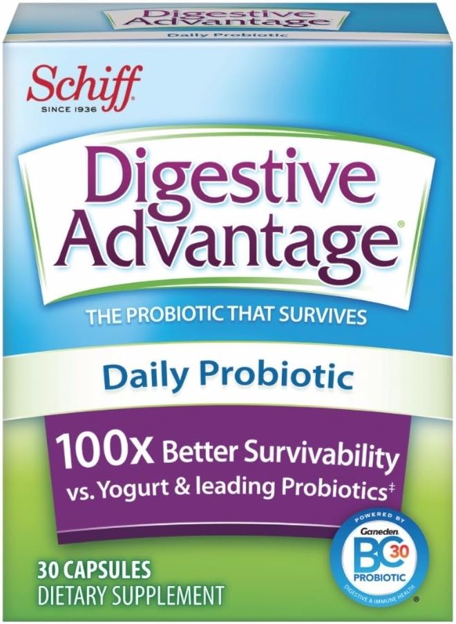 Ventajas Digestivas Probiótico diario, 30 cápsulas (Pack of 3)