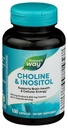 Nature's Way Choline " Inositol, Supports Brain Health & Cellular Energy*, 500 mg Choline " 500 mg Inositol por servicio de 2 cápsulas, Gluten Free, 100 cápsulas (Packaging May Vary)
