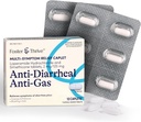 Hidrocloruro de Loperamida de Foster y Simethicone Anti-Diarrheal Multi-Symptom Relief, 48 Caplets, Tratamiento de la Diarrea, Gas, Bloating, Cramps & Pressure, 12 caplets (Pack of 4)