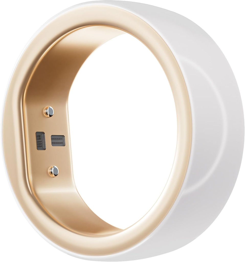 femometer Smart Ring Gen2 Ceramic ← Sleep, Heart Rate &amp; Cycle Monitoring with Free Subscription ¦ Women's Health &amp; Fertility Tracker with BBT Technology  durable Size Before You Buy - Size 6