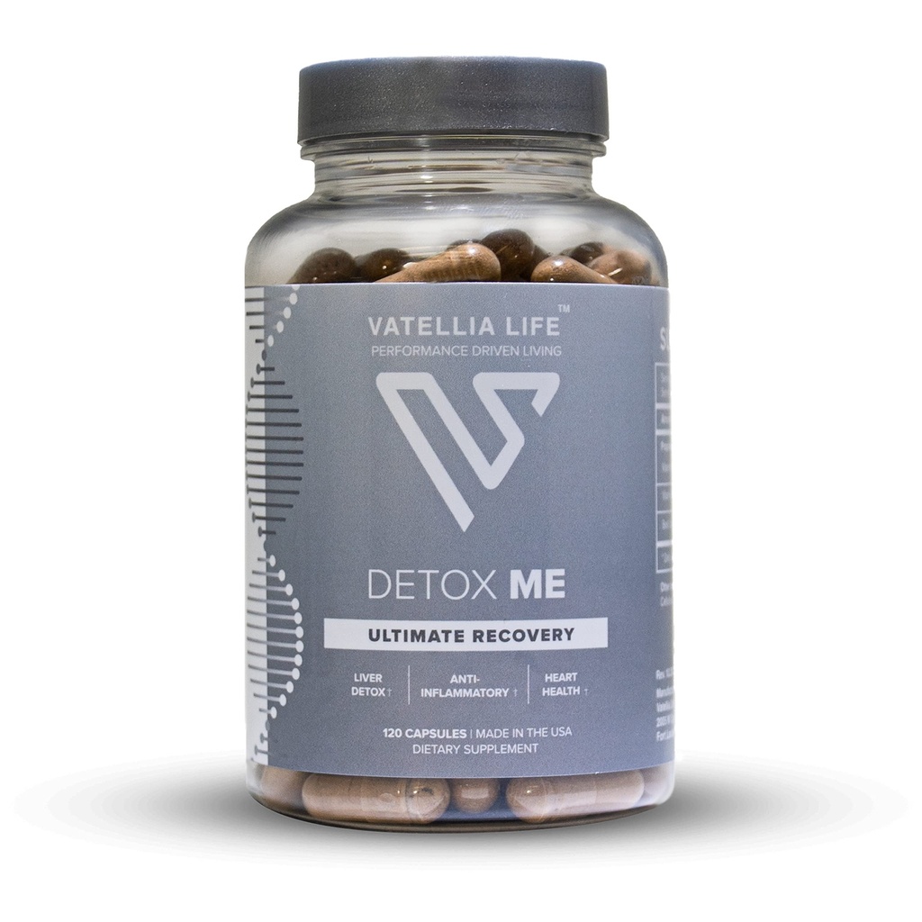 Vatellia Life New from Detox Me - Boost Energy Sulfite Elimination - Supports Digestion & Gut Health - Vitamin K2 (MK-4), Plus B12, Folate - 60 Day Supply - Supplement for Men and Women - 120 Count