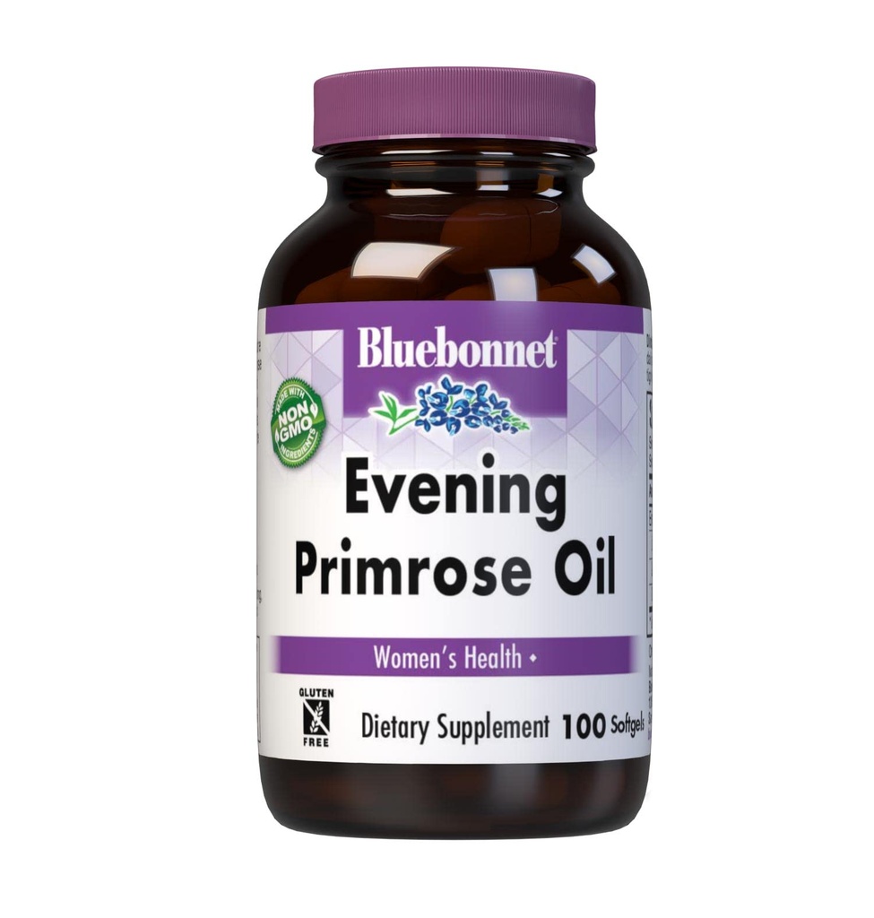 BlueBonnet Evening Primrose Oil Softgels, 500 mg, 100 Conde (743715009189)