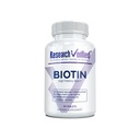 Investigación Biotina Verificada – Pura Biotina Extra Strength 10,000mcg para mejorar el cabello, la piel y la salud de uñas - 60 Tabletas Vegan, Made in USA