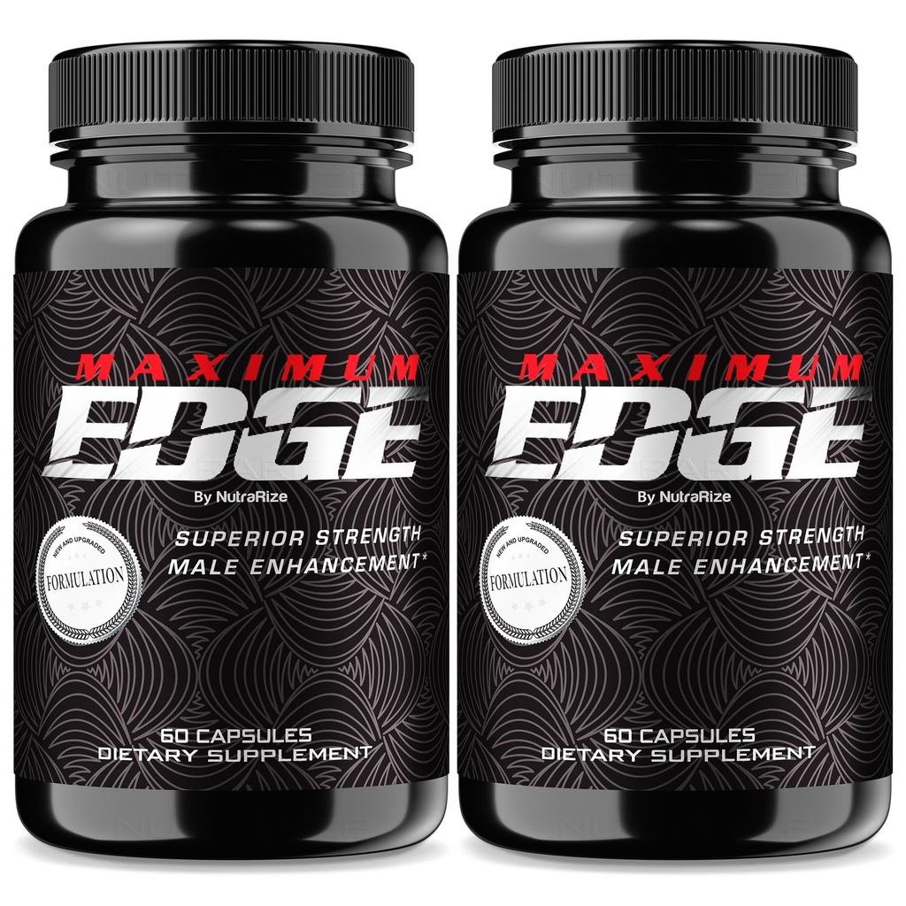 (2 Pack) Maximum Edge Male Pills - Maximum Edge Capsules for Men, Full Daily Formula for General Wellness and Peak Performance, MaximumEdge Advanced Dietary Supplement, Reviews (120 cápsulas)