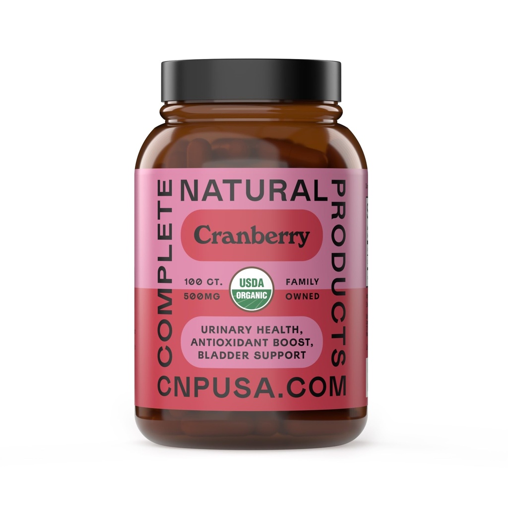 Cápsulas ecológicas de arándano 500mg ← Planta-Basada, Vegan, No GMO, No Fillers Silenciosos Apoyos Urinary Tract &amp; Bladder Health ← Orgánica Cranberry Powder Suplemento