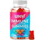 9 in 1 Immune Support Gummies with Elderberry, Vitamin C adultoD, Zinc, Turmeric, Ginger, Echinacea, Astragalus &amp; Sea Moss for Immunity Supplement - 60 Gummies