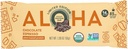 Aloha Organic Chocolate Espresso Protein Bares, 14g Plant-Based Protein, 85mg Caffeine, USDA Certified Organic, Gluten Free ' Non-GMO, 1.98 Oz (Pack of 12)