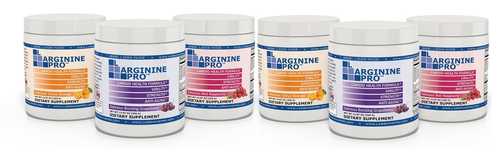 L-ARGININE PRO Ø 5.500mg L-Arginine Plus L-Citrulline 1.100mg Raspberry, Orange &amp; Grape Powder Drink Mix Suplemento para aumentar la producción de óxido nítrico