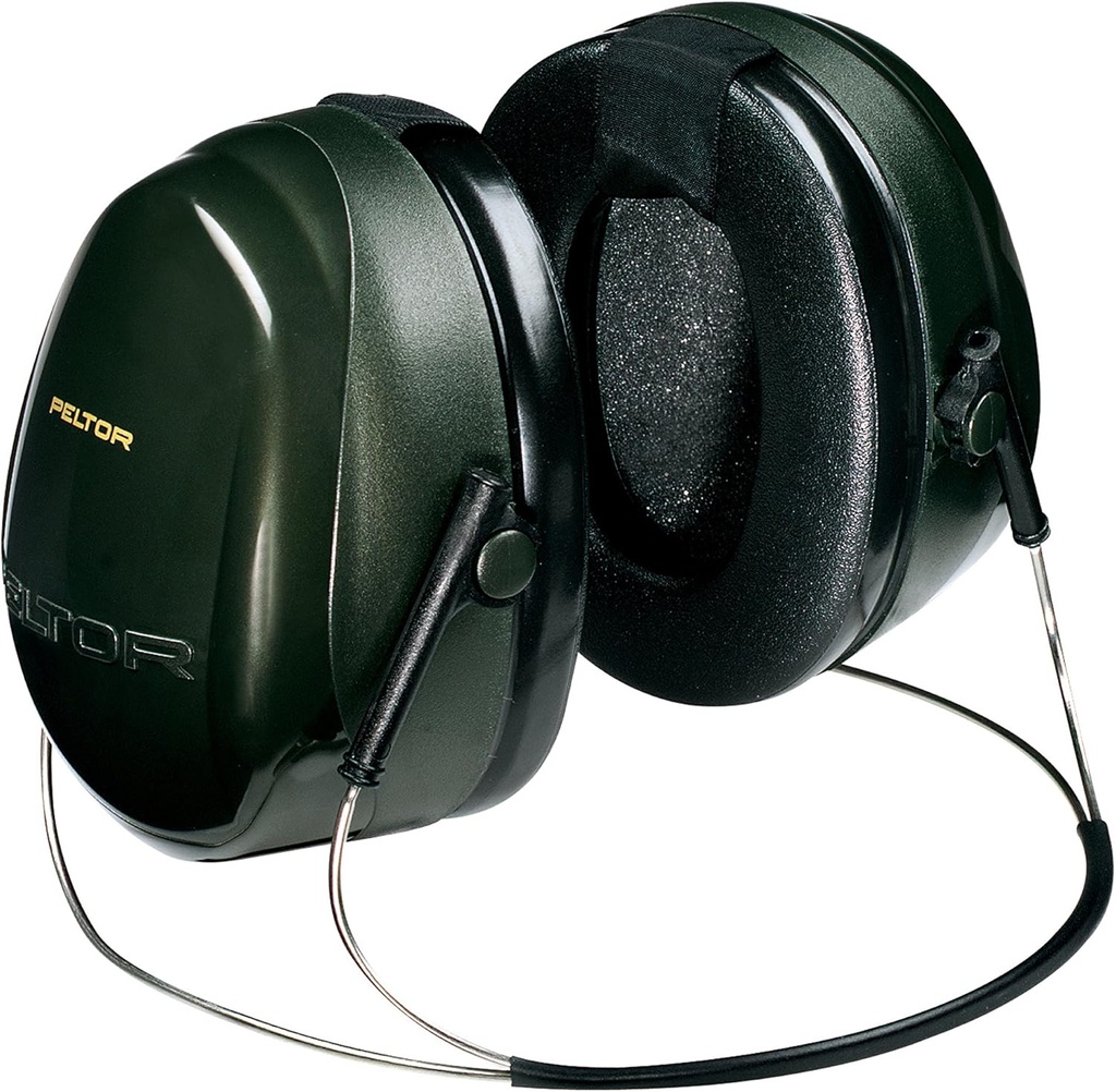 3M - H7B Peltor Optime 101 Detrás de la cabeza, protección auditiva, protectores del oído, NRR 26 dB Green