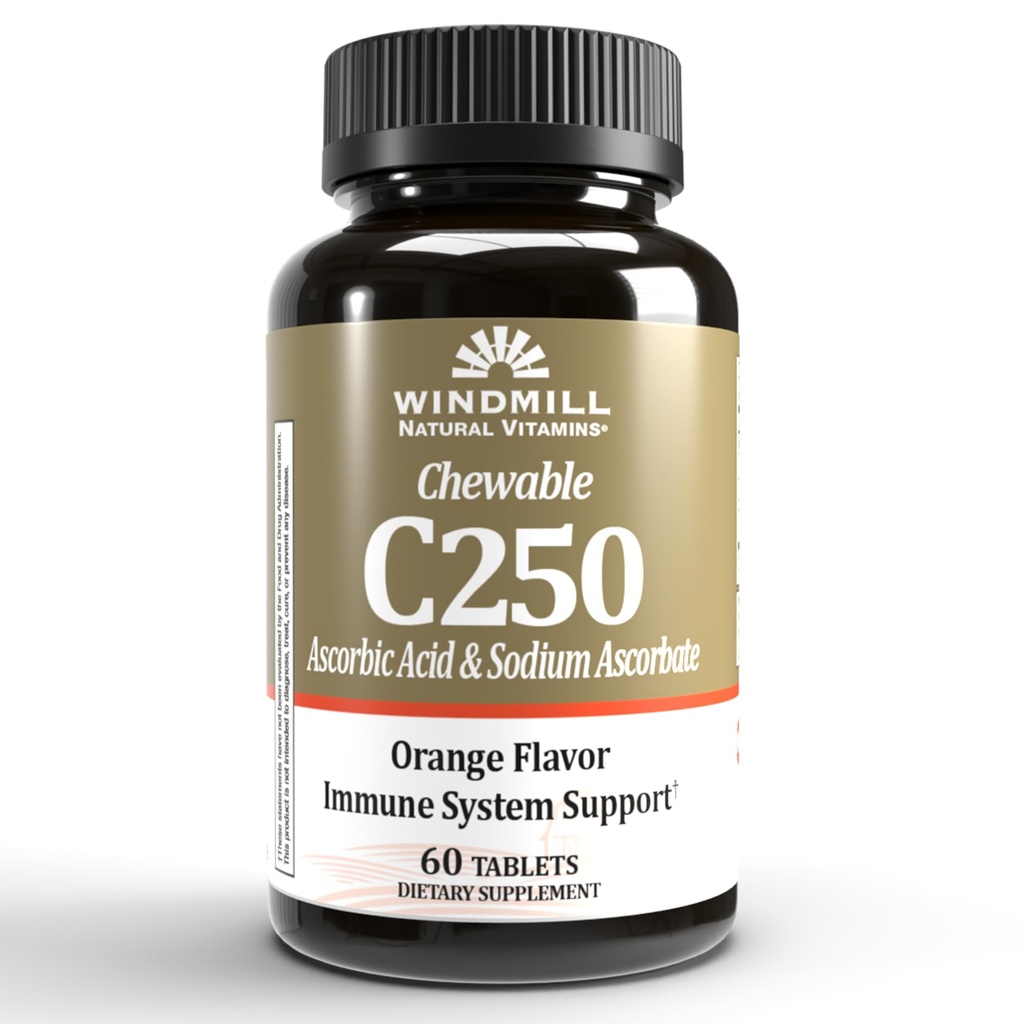 Vitamina C CHEWTBS 250MG TNGR WMILL Tamaño: 60
