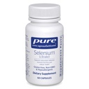 Encapsulaciones puras Selenium (Citrate) - para el soporte del sistema inmune " Salud celular - Suplemento antioxidante - Apoyo al flujo sanguíneo* - Gluten Free " Vegan - 60 cápsulas